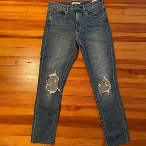 721 High Rise Ripped Skinny Women's Jeans